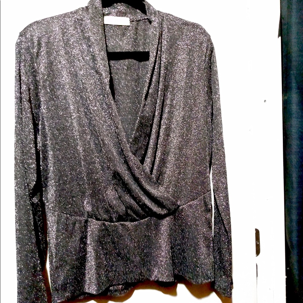 Plus Size Surplice Top